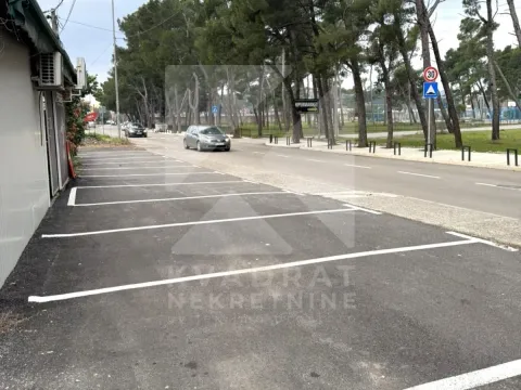 Marked parking spaces in front of the building next to the road. - image 4