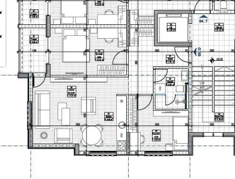 Architectural floor plan of the apartment showing room layout and dimensions. - image 3