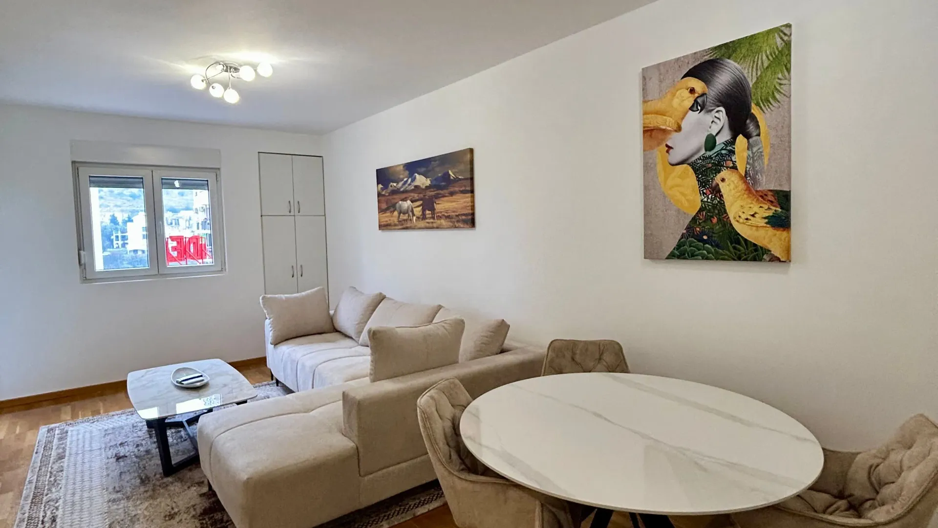 Rent, one bedroom apartment, 46m², City Kej, Podgorica