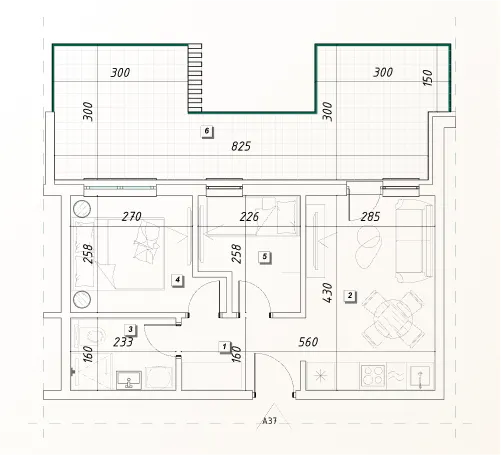 Prodaja, dvosoban stan, 55m², Rudjinci, Vrnjačka Banja