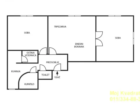Prodaja, trosoban stan, 76m², Vračar Sve Podlokacije, Beograd - image 18
