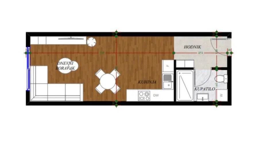 Prodaja, stan, 31m², Gorica C, Podgorica