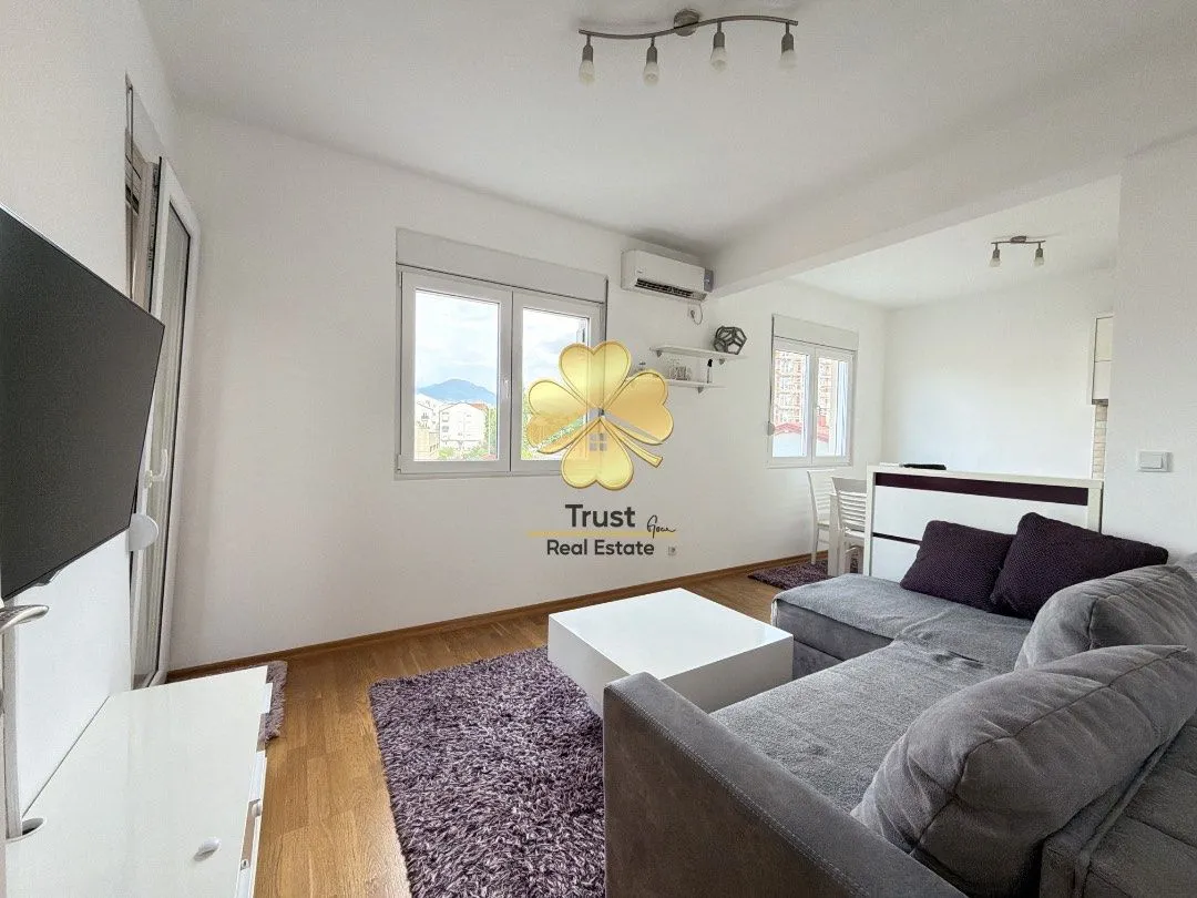 Rent, one bedroom apartment, 45m², Stari Aerodrom, Podgorica