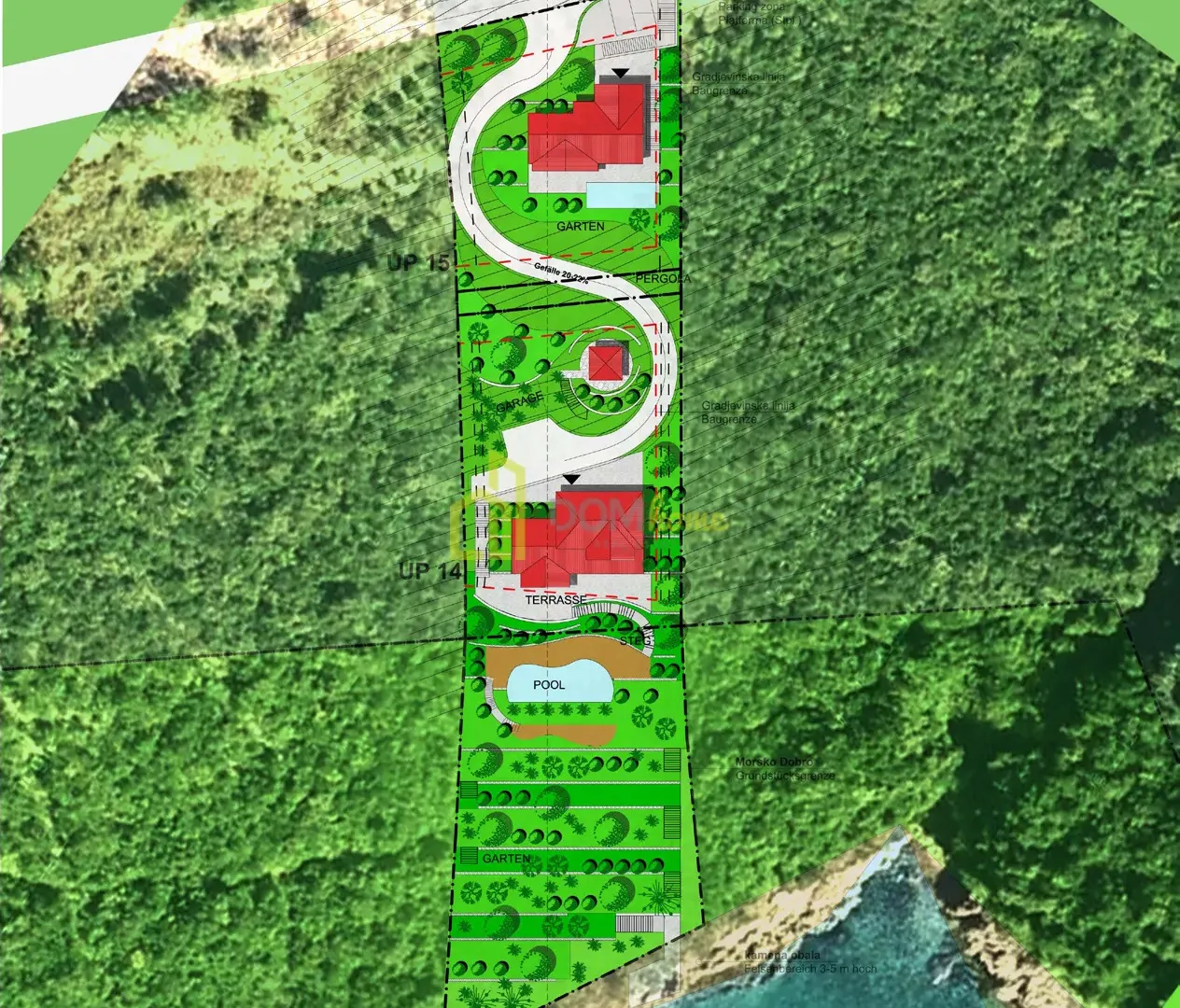 Prodaja, plac, 7040m², Kotor, Crna Gora