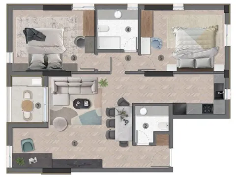 Prodaja, jednosoban stan, 46m², Ulcinj, Crna Gora - image 2