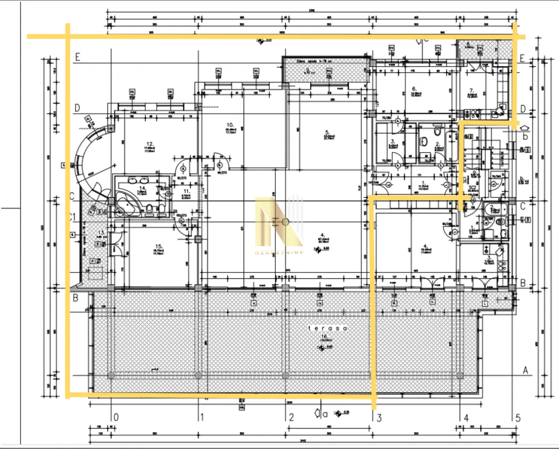 Rent, office space, 345m², Avijatičarsko naselje, Novi Sad Sve Podlokacije