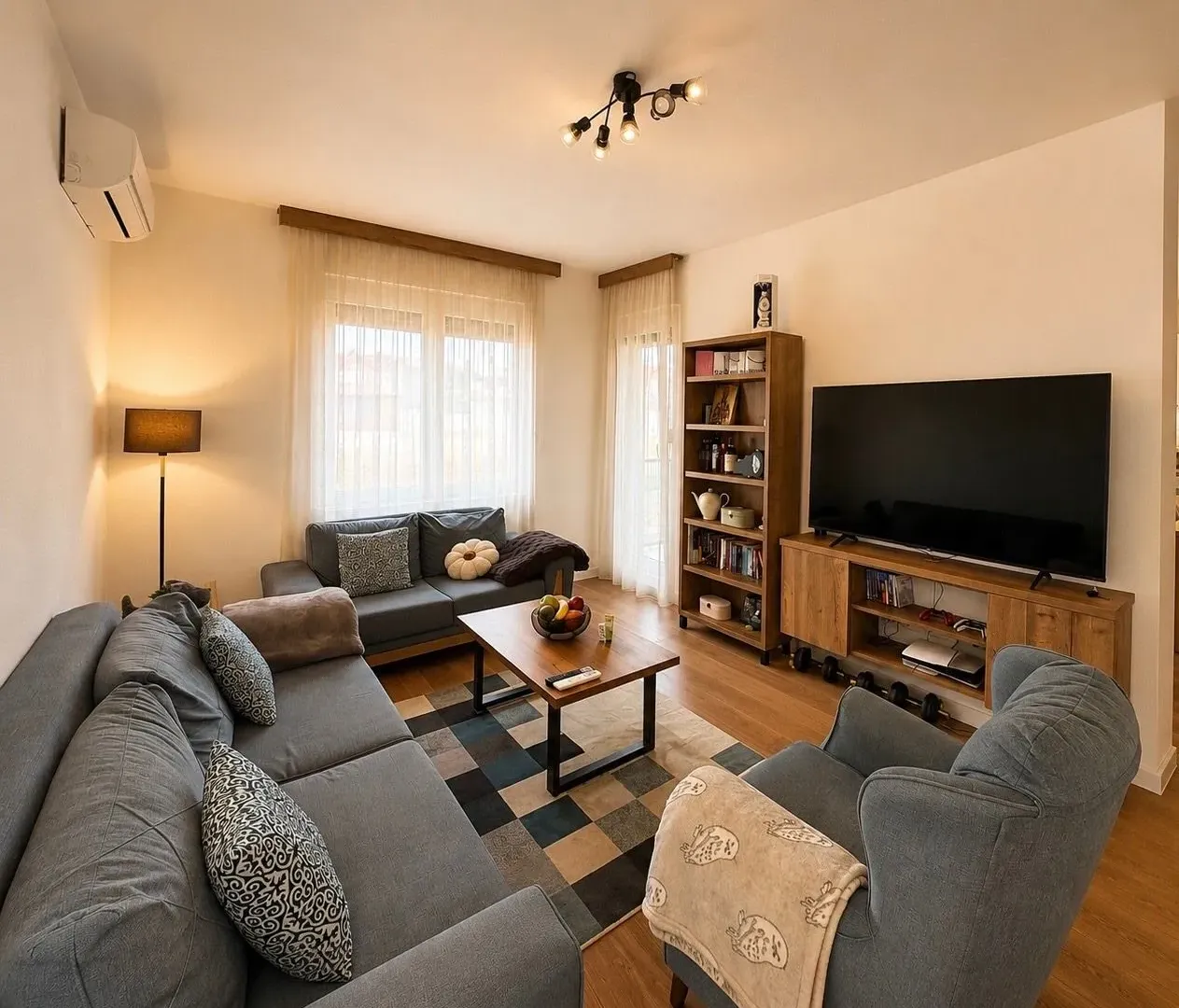 Izdavanje, jednosoban stan, 46m², Zabjelo, Podgorica