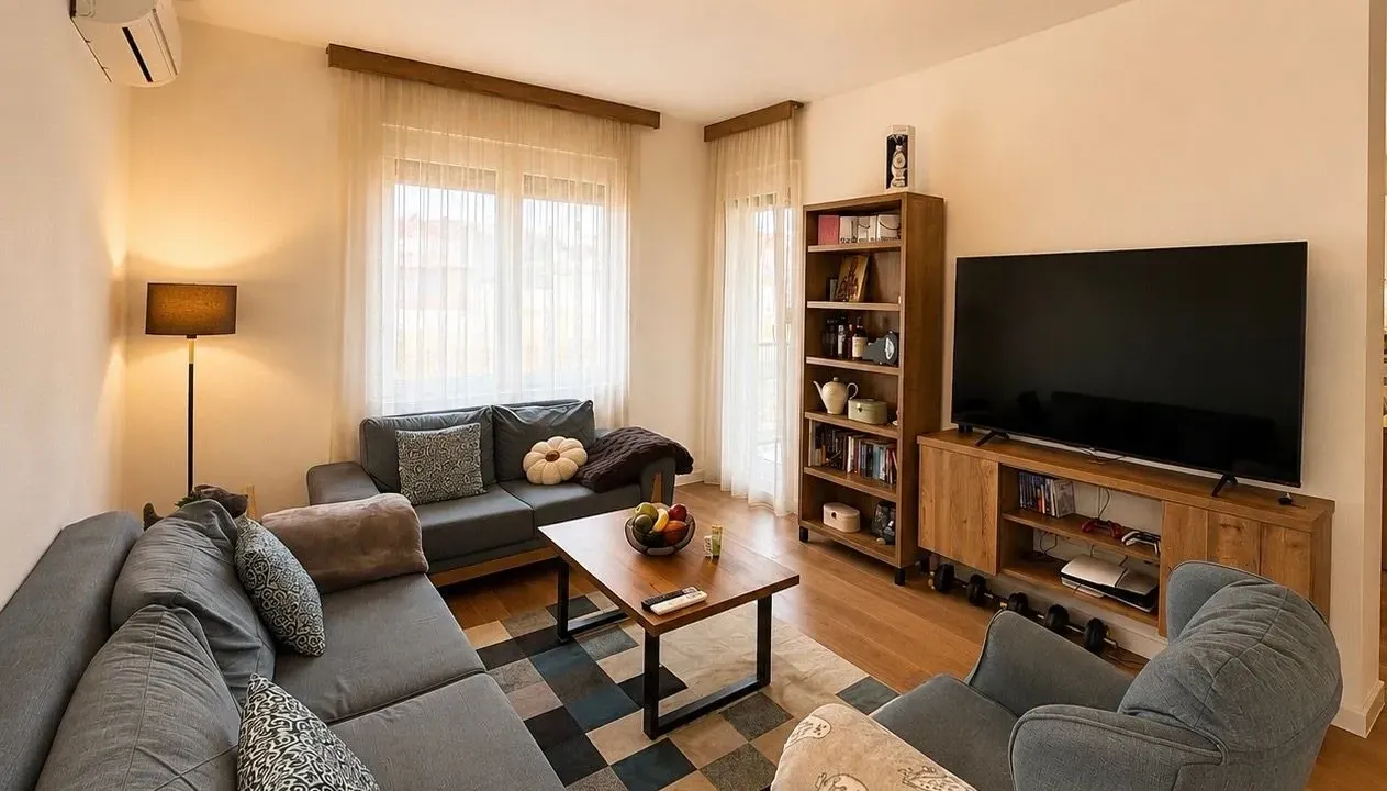 Izdavanje, jednosoban stan, 46m², Zabjelo, Podgorica