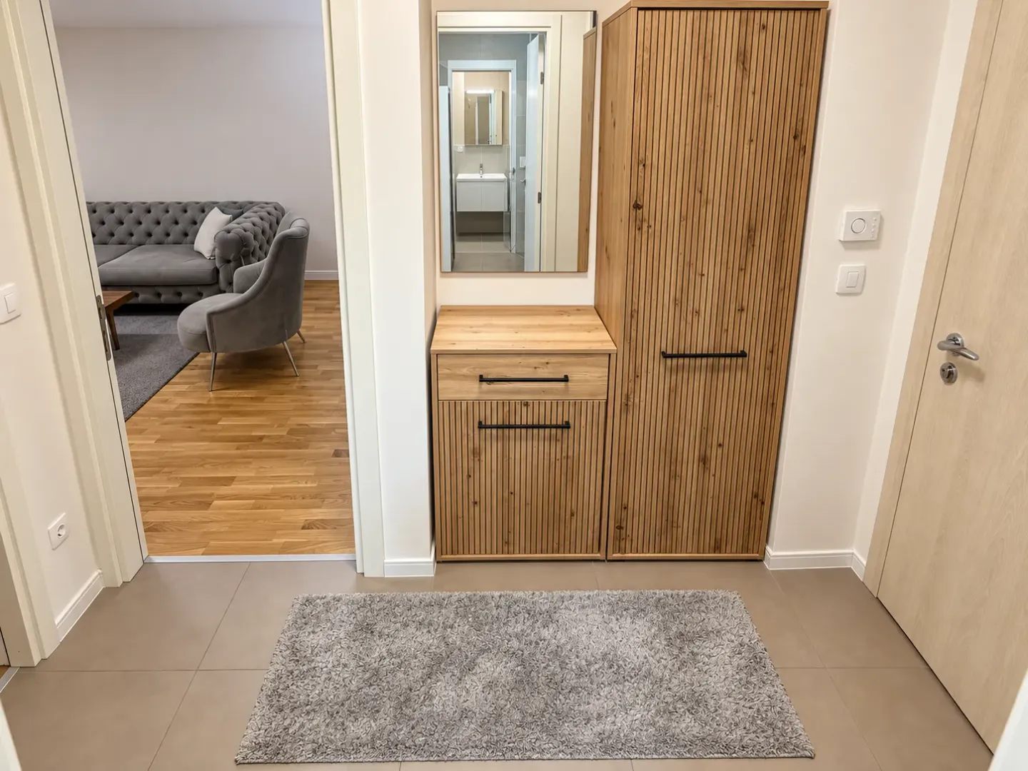 Rent, one bedroom apartment, 40m², Zabjelo, Podgorica