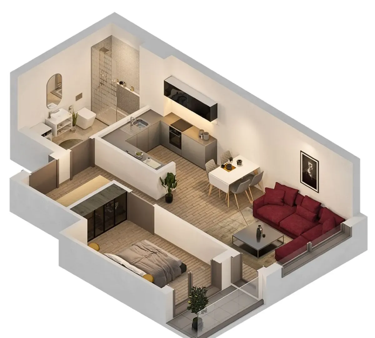 Sale, three bedroom apartment, 75m², Crveni Krst, Beograd