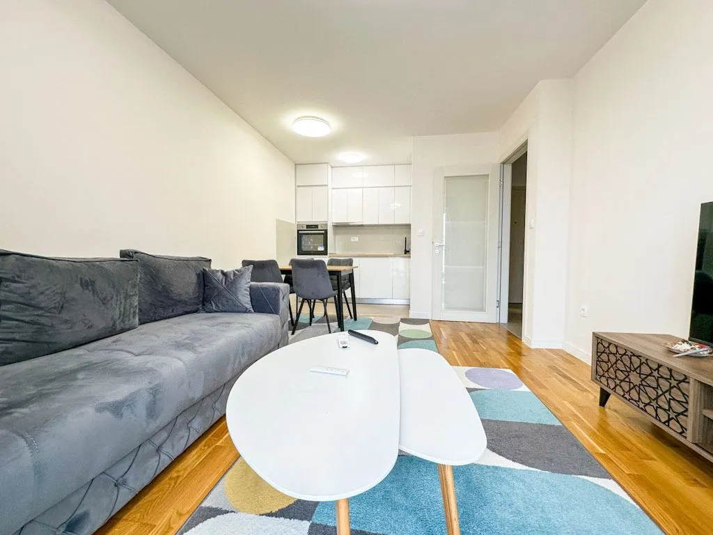 Rent, one bedroom apartment, 42m², Pobrežje, Podgorica