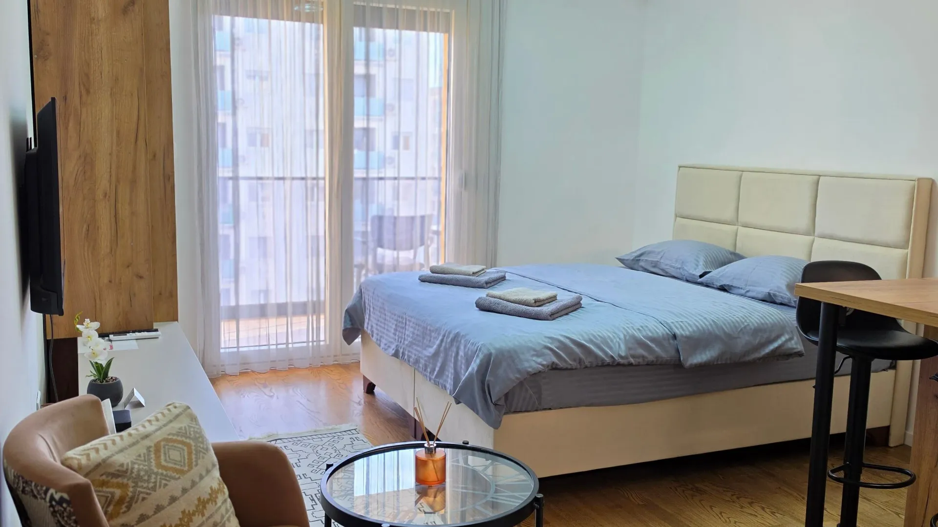 Stan-na-dan, jednosoban stan, 26m², Pobrežje, Podgorica