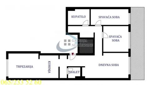 Sale, three bedroom apartment, 87m², Banovo Brdo, Beograd - image 5