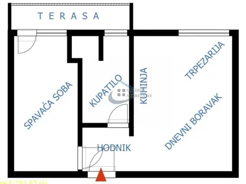 Rent, two bedroom apartment, 39m², Vračar Sve Podlokacije, Beograd - image 6