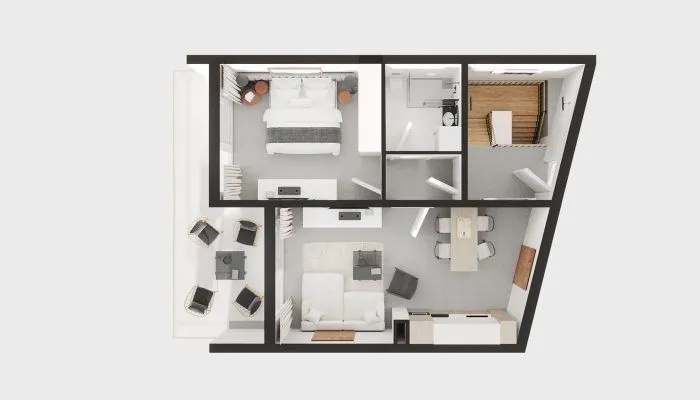 Prodaja, jednosoban stan, 72m², Bonići, Tivat