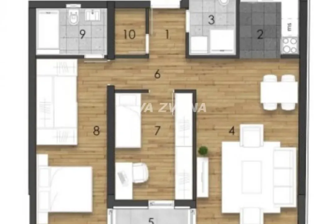 Sale, three bedroom apartment, 69m², Telep, Novi Sad Sve Podlokacije