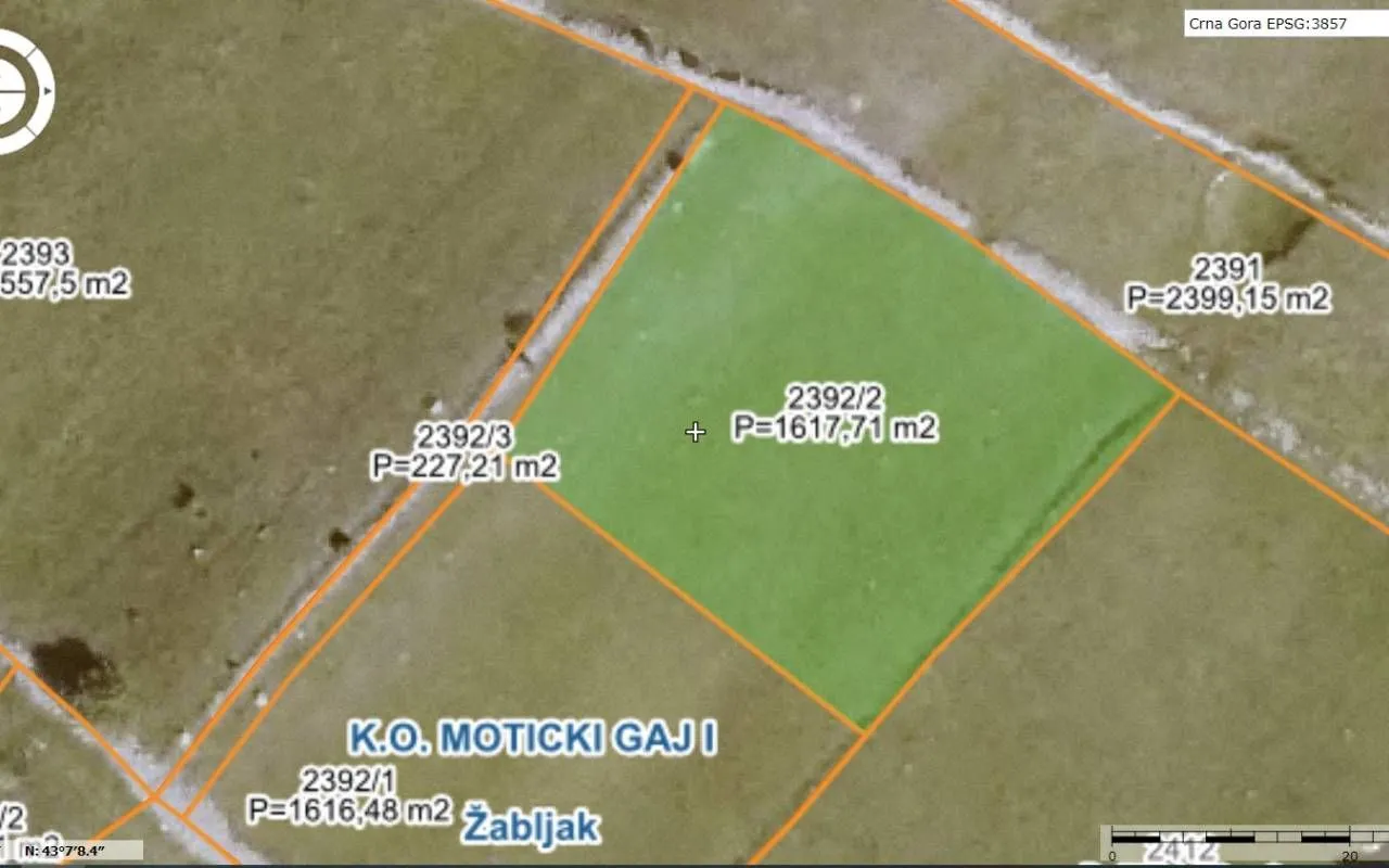 Prodaja, plac, 851m², Žabljak, Crna Gora