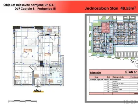 Sale, one bedroom apartment, 49m², Zabjelo, Podgorica - image 9