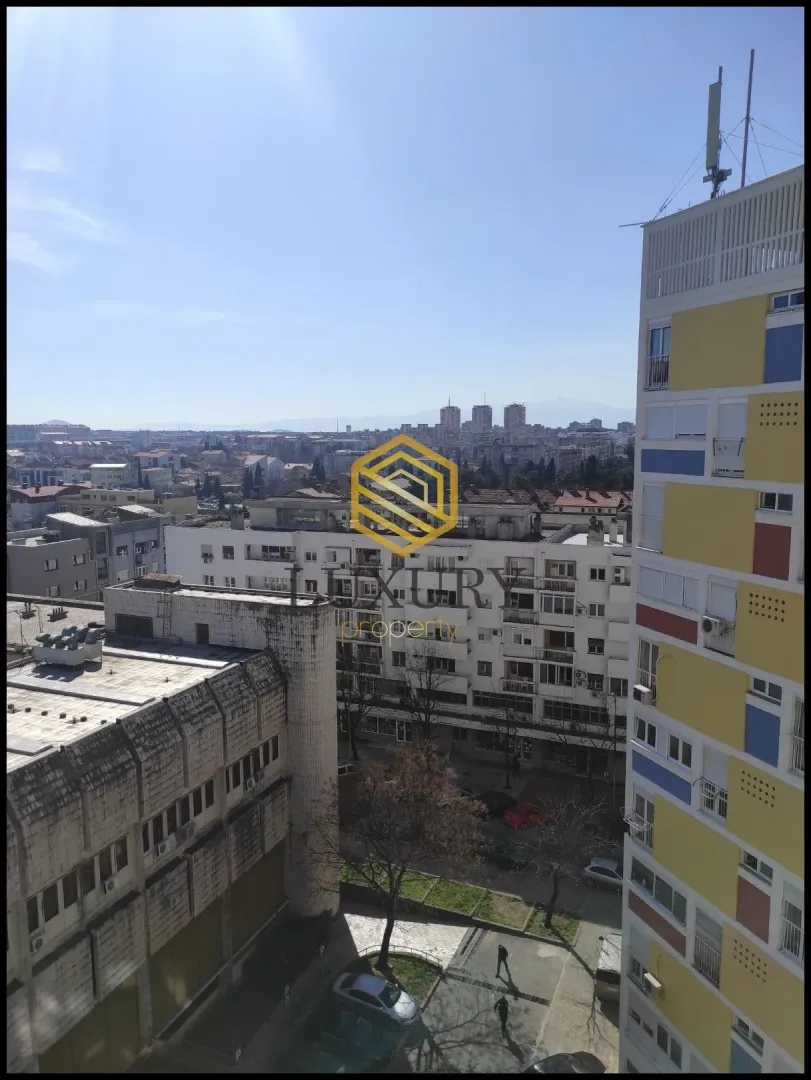 View from the terrace of the city settlement.