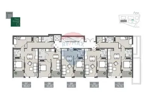 Prodaja, jednosoban stan, 81m², Tivat, Crna Gora - image 13