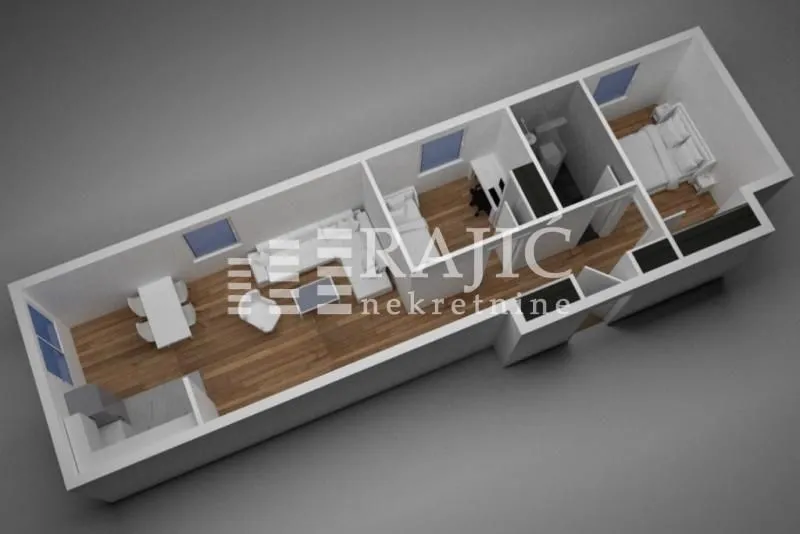 Rent, three bedroom apartment, 54m², Lekino Brdo, Voždovac Sve Podlokacije