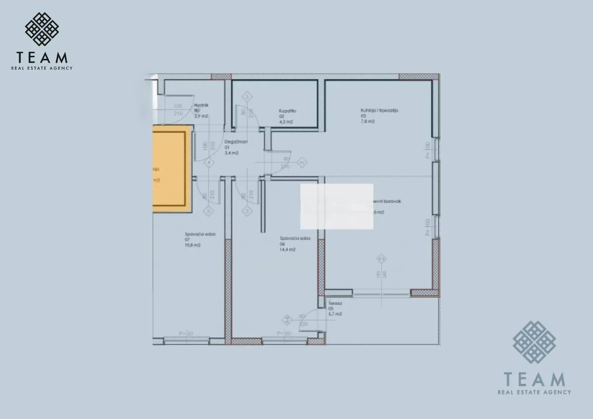 Prodaja, dvosoban stan, 68m², Ljubović, Podgorica
