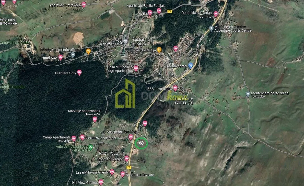 Prodaja, plac, 841m², Žabljak, Crna Gora