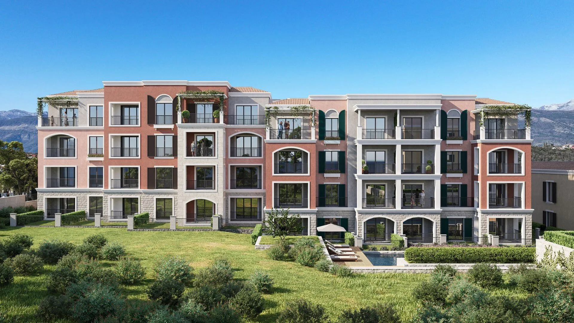 Prodaja, jednosoban stan, 71m², Luštica Bay, Tivat