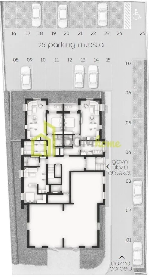 Prodaja, jednosoban stan, 46m², Tološi, Podgorica