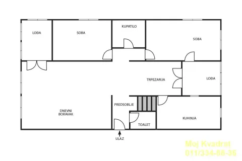 Floor plan of the apartment showing the layout of the rooms. - image 16