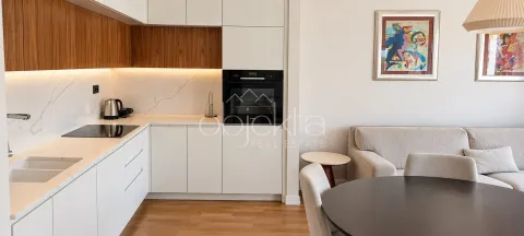 Modern kitchen connected to the dining area and living room. - image 3