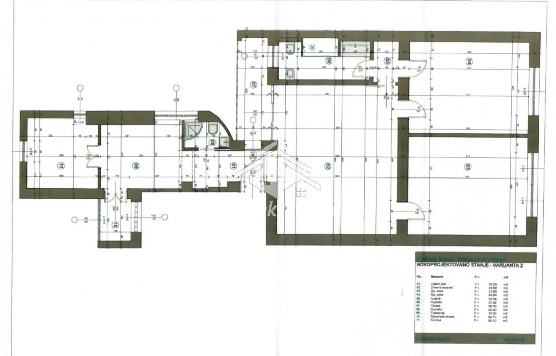 Sale, four bedroom apartment, 120m², Vračar Sve Podlokacije, Beograd