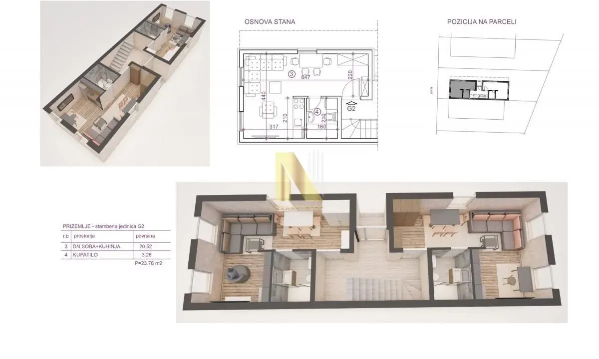 Sale, parking/garage, 25m², Vidovdansko naselje, Novi Sad Sve Podlokacije