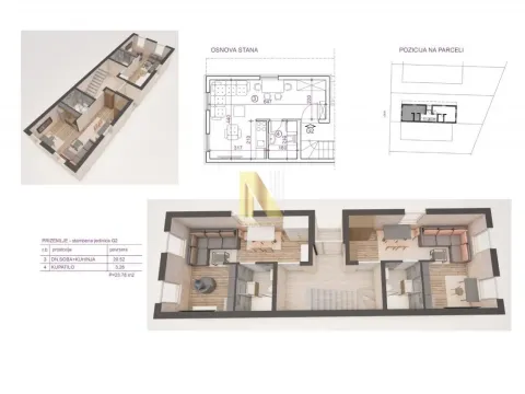 Parking garaža in Vidovdansko naselje