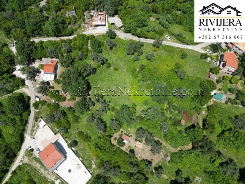 Prodaja, plac, 1258m², Mrčevac, Tivat