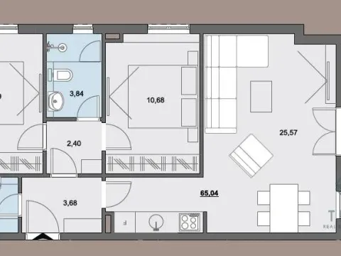 Prodaja, dvosoban stan, 65m², Donja Lastva, Tivat - image 8