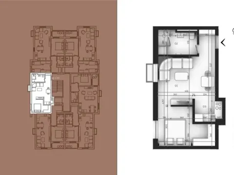 Prodaja, garsonjera, 37m², Tološi, Podgorica - image 4