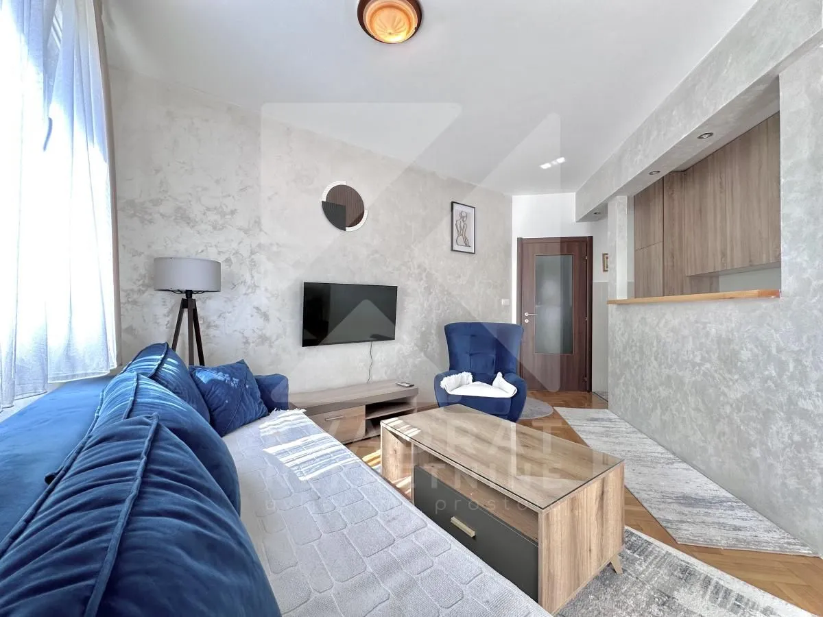 Rent, one bedroom apartment, 43m², Stari Aerodrom, Podgorica