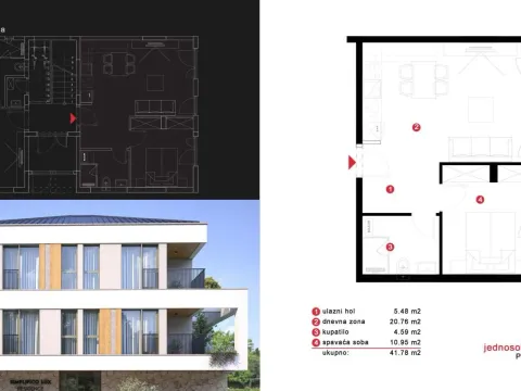 Sale, one bedroom apartment, 47m², Dalmatinska ulica, Podgorica - image 8