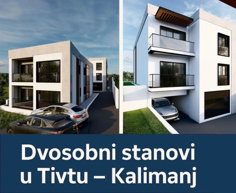 Prodaja, dvosoban stan, 62m², Kalimanj, Tivat