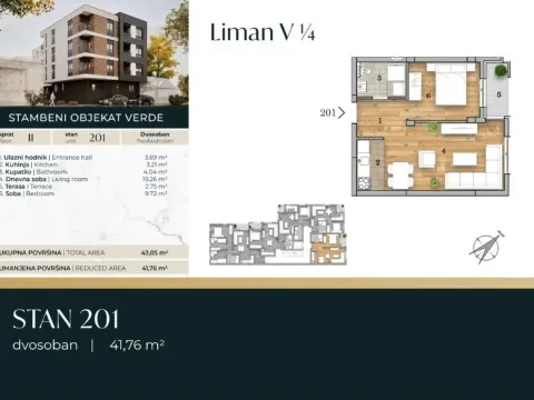 Prodaja, jednosoban stan, 42m², Telep, Novi Sad Sve Podlokacije - image 2