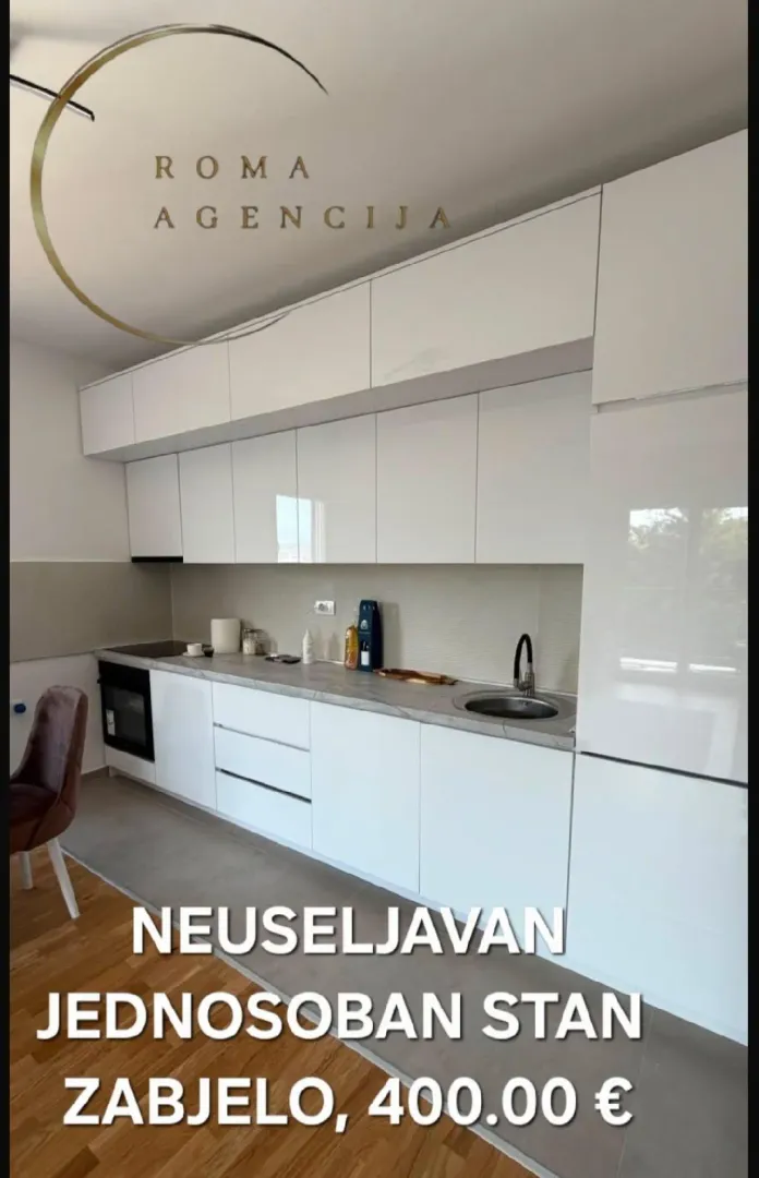 Rent, one bedroom apartment, 45m², Zabjelo, Podgorica