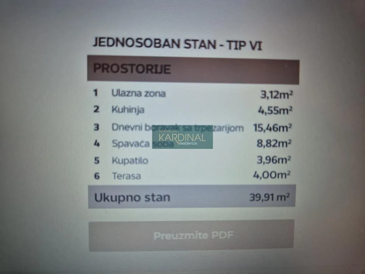 Prodaja, jednosoban stan, 40m², Centar, Jagodina