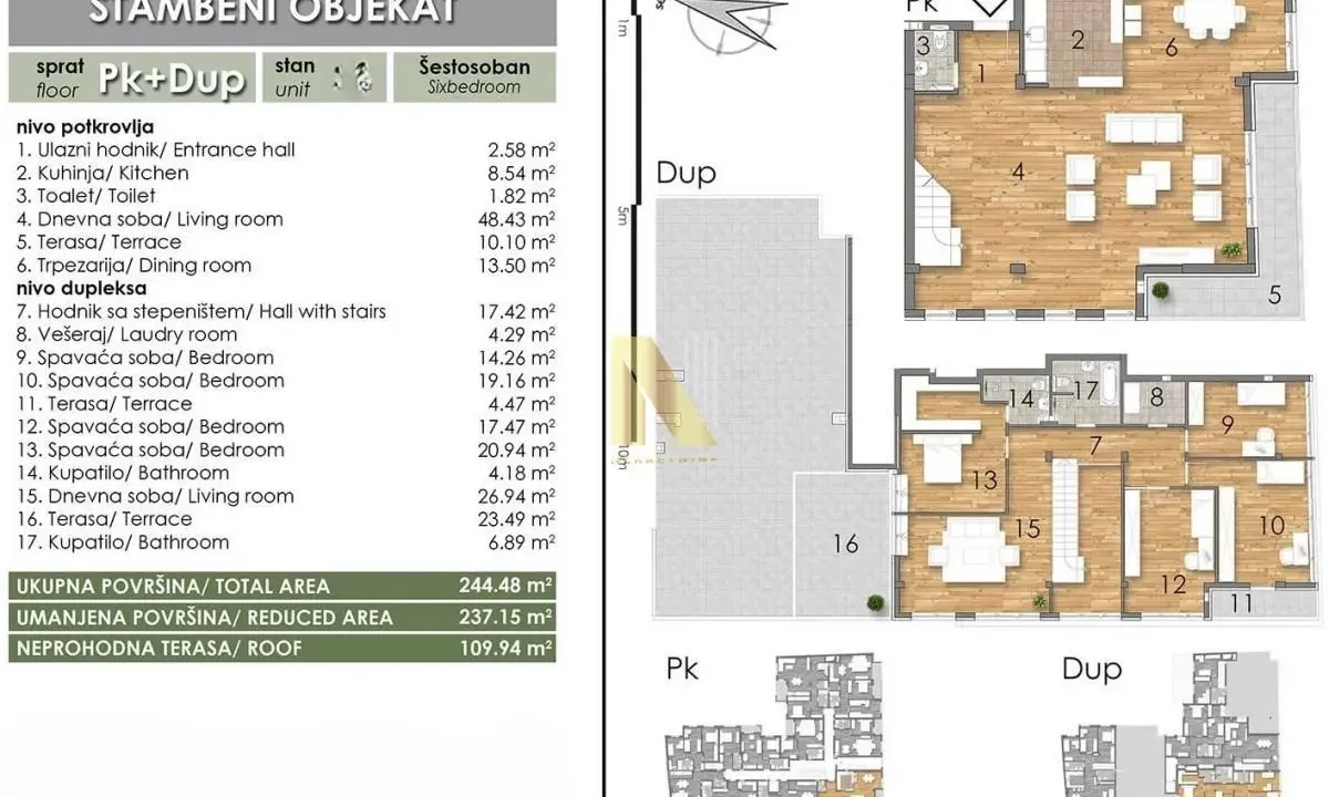 Prodaja, stan, 240m², Bulevar Oslobodjenja, Novi Sad Sve Podlokacije