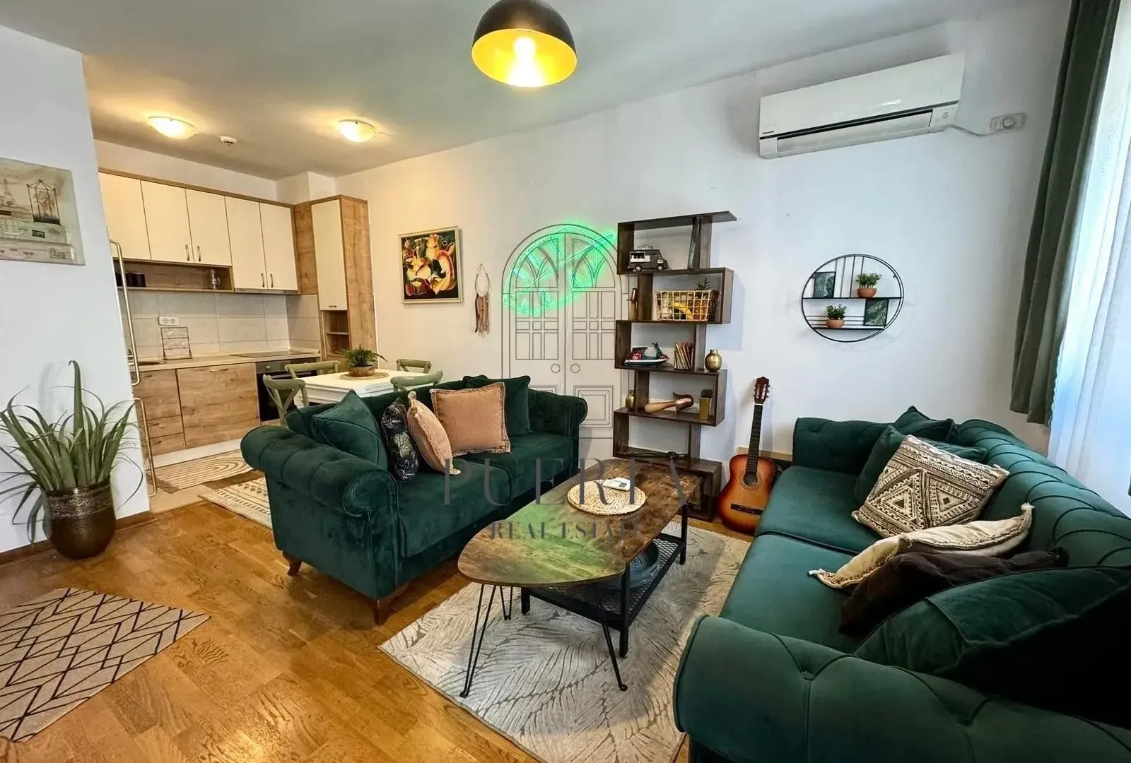 Rent, one bedroom apartment, 48m², City Kvart, Podgorica