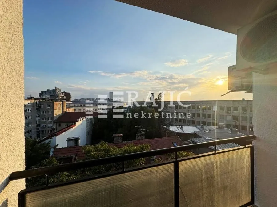 View of the urban area from the balcony.