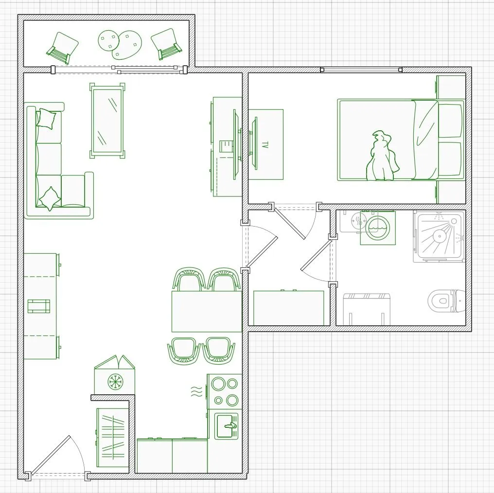 Sale, apartment, 46m², Centar, Bar