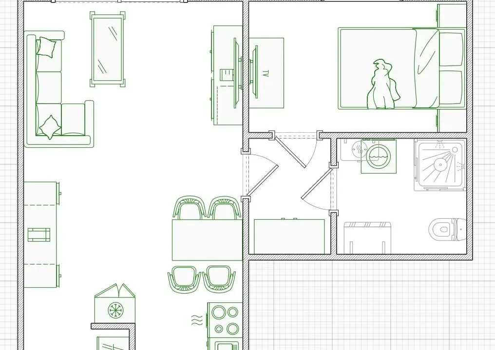 Sale, one bedroom apartment, 74m², Centar, Bar