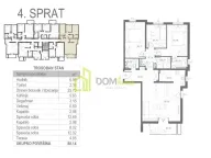 Sale, three bedroom apartment, 88m², Tološi, Podgorica - image 6