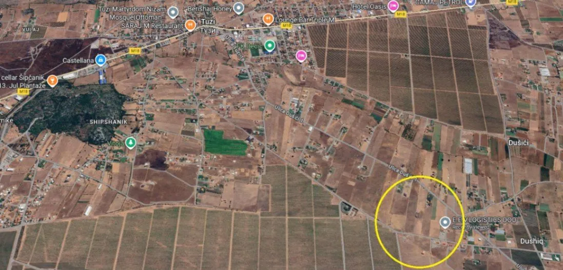 Prodaja, plac, 1500m², Tuzi, Podgorica